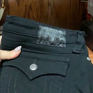 True religion black skinny jean/leggings